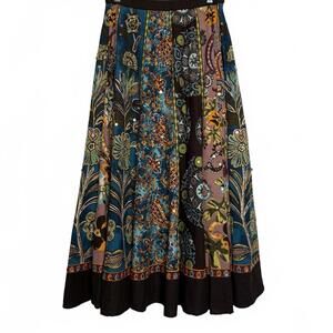 Women Bohemian indie  Maxi Skirt